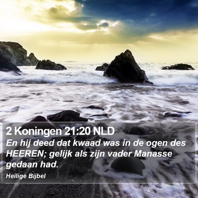 2 Koningen 21:20 NLD Bible Verse Image