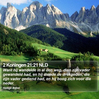 2 Koningen 21:21 NLD Bible Verse Image