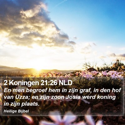 2 Koningen 21:26 NLD Bible Verse Image
