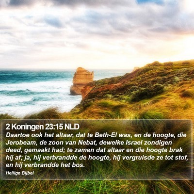 2 Koningen 23:15 NLD Bible Verse Image