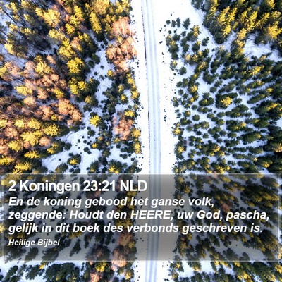 2 Koningen 23:21 NLD Bible Verse Image