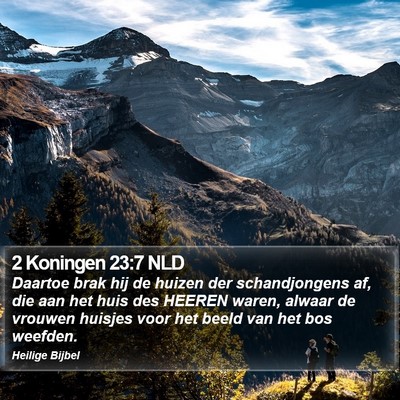 2 Koningen 23:7 NLD Bible Verse Image