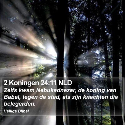 2 Koningen 24:11 NLD Bible Verse Image