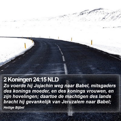 2 Koningen 24:15 NLD Bible Verse Image