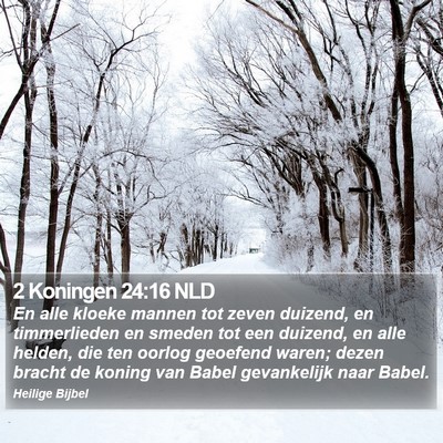 2 Koningen 24:16 NLD Bible Verse Image