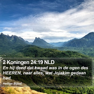 2 Koningen 24:19 NLD Bible Verse Image