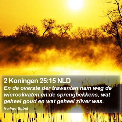 2 Koningen 25:15 NLD Bible Verse Image