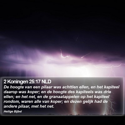2 Koningen 25:17 NLD Bible Verse Image