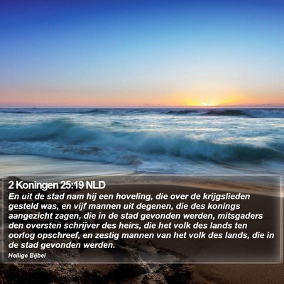 2 Koningen 25:19 NLD Bible Verse Image