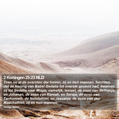 2 Koningen 25:23 NLD Bible Verse Image