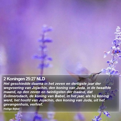 2 Koningen 25:27 NLD Bible Verse Image
