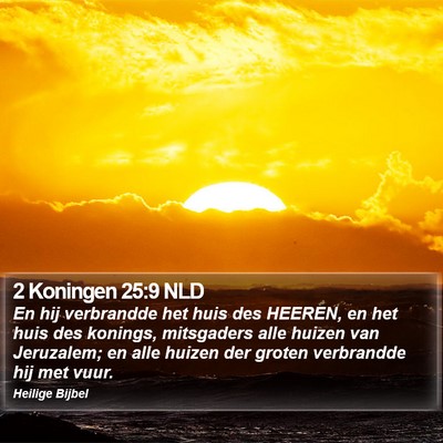 2 Koningen 25:9 NLD Bible Verse Image