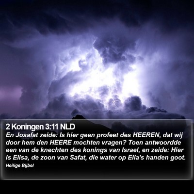 2 Koningen 3:11 NLD Bible Verse Image
