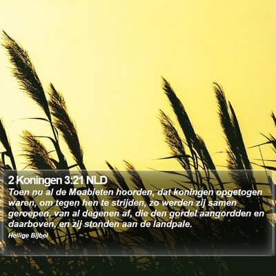 2 Koningen 3:21 NLD Bible Verse Image