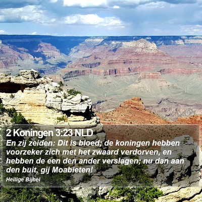 2 Koningen 3:23 NLD Bible Verse Image