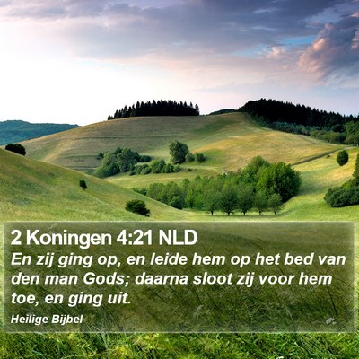 2 Koningen 4:21 NLD Bible Verse Image