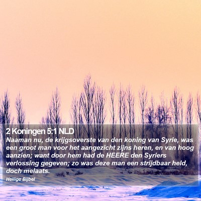 2 Koningen 5:1 NLD Bible Verse Image
