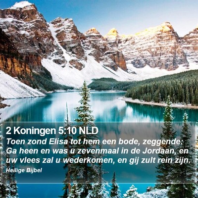 2 Koningen 5:10 NLD Bible Verse Image