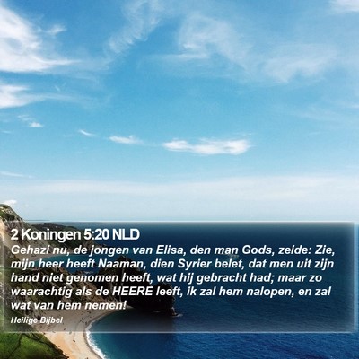 2 Koningen 5:20 NLD Bible Verse Image