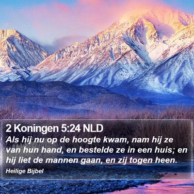 2 Koningen 5:24 NLD Bible Verse Image