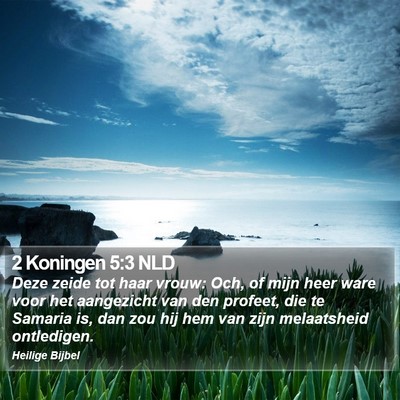 2 Koningen 5:3 NLD Bible Verse Image
