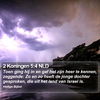 2 Koningen 5:4 NLD Bible Verse Image