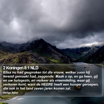 2 Koningen 8:1 NLD Bible Verse Image