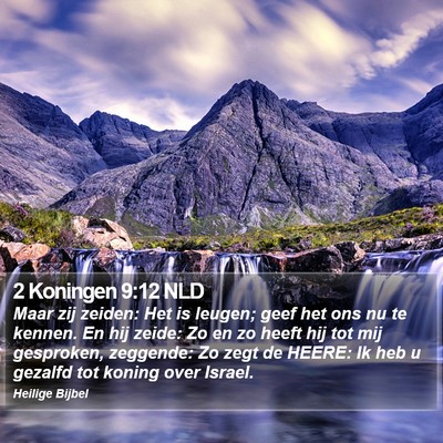 2 Koningen 9:12 NLD Bible Verse Image