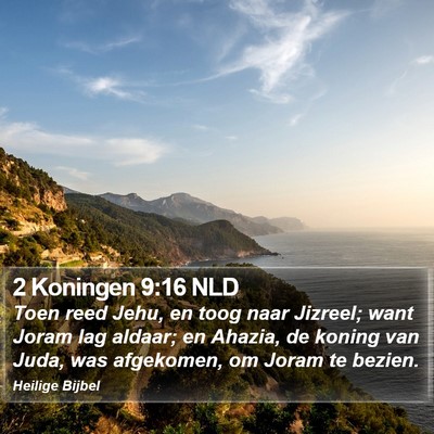 2 Koningen 9:16 NLD Bible Verse Image