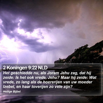 2 Koningen 9:22 NLD Bible Verse Image