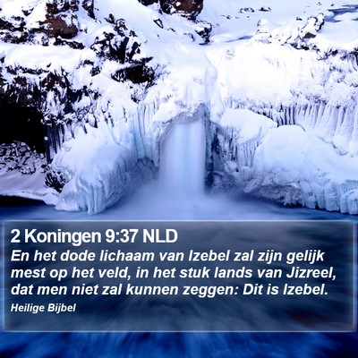 2 Koningen 9:37 NLD Bible Verse Image