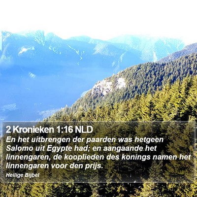 2 Kronieken 1:16 NLD Bible Verse Image