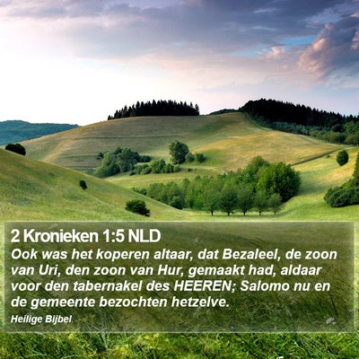 2 Kronieken 1:5 NLD Bible Verse Image