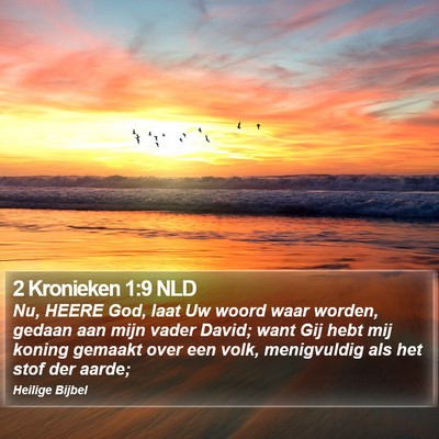 2 Kronieken 1:9 NLD Bible Verse Image
