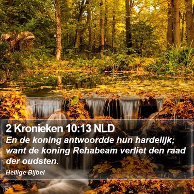 2 Kronieken 10:13 NLD Bible Verse Image