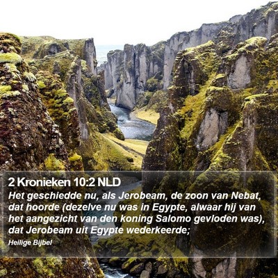2 Kronieken 10:2 NLD Bible Verse Image