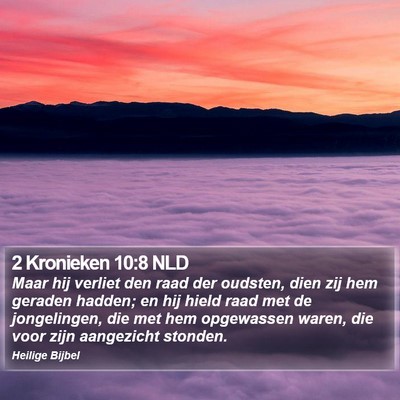 2 Kronieken 10:8 NLD Bible Verse Image