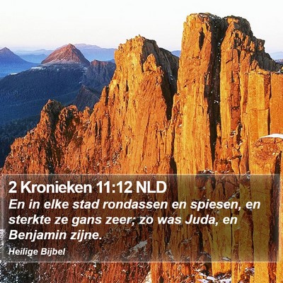 2 Kronieken 11:12 NLD Bible Verse Image