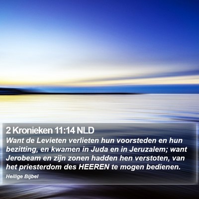 2 Kronieken 11:14 NLD Bible Verse Image