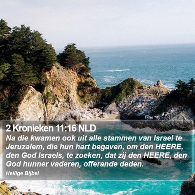 2 Kronieken 11:16 NLD Bible Verse Image