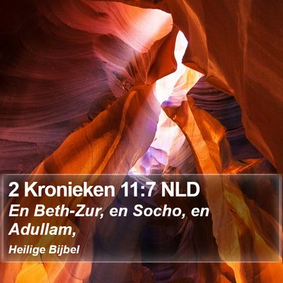 2 Kronieken 11:7 NLD Bible Verse Image