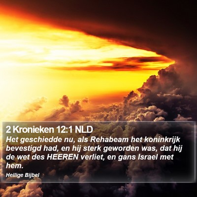 2 Kronieken 12:1 NLD Bible Verse Image