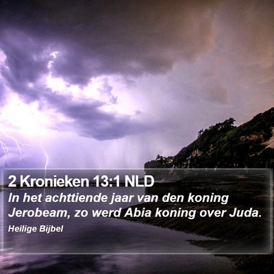 2 Kronieken 13:1 NLD Bible Verse Image