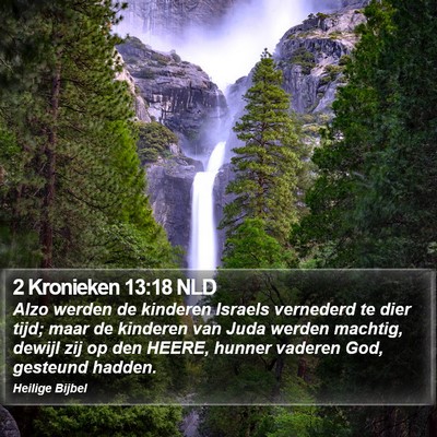 2 Kronieken 13:18 NLD Bible Verse Image