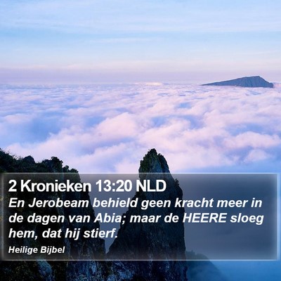 2 Kronieken 13:20 NLD Bible Verse Image