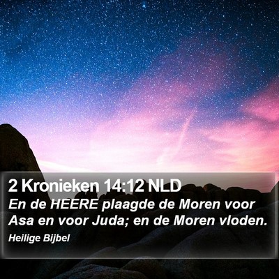 2 Kronieken 14:12 NLD Bible Verse Image