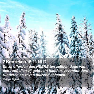 2 Kronieken 15:11 NLD Bible Verse Image