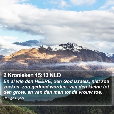 2 Kronieken 15:13 NLD Bible Verse Image