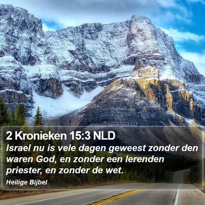 2 Kronieken 15:3 NLD Bible Verse Image