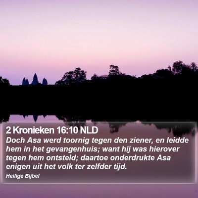 2 Kronieken 16:10 NLD Bible Verse Image